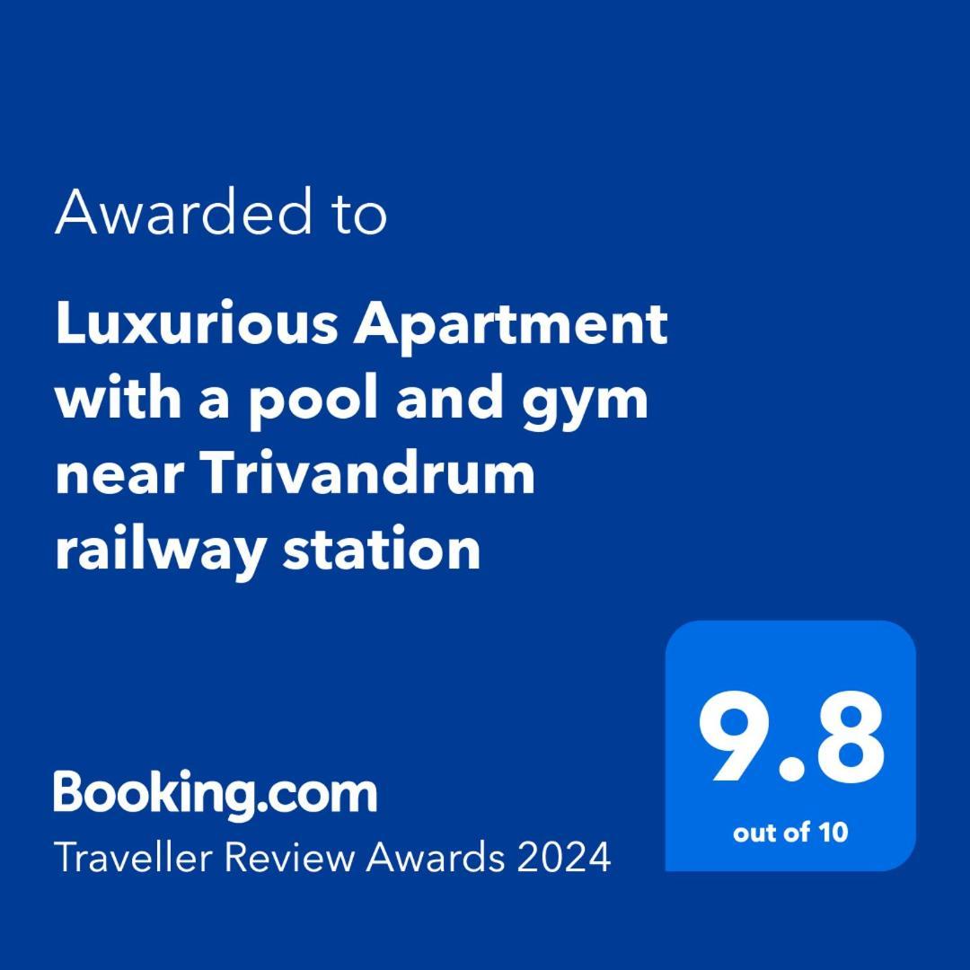 Luxurious Apartment With A Pool And Gym Near Trivandrum Railway Station Thiruvananthapuram Exterior photo